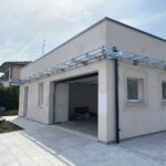 Tettoia pedonale in acciaio zincato per privato